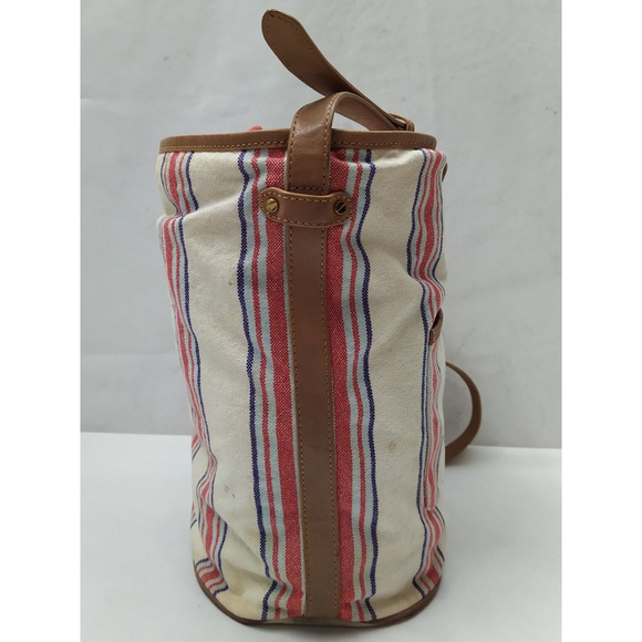 Tory Burch Multicolor Stripes Bucket Drawstring Crossbody Bag - Picture 4 of 16